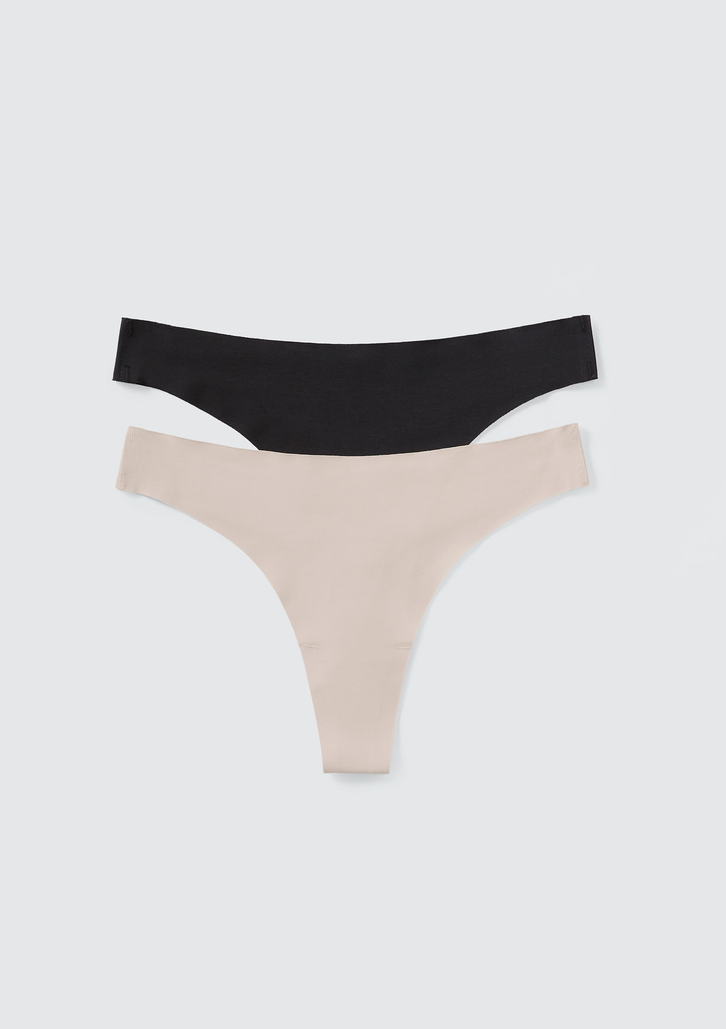 Kit 2 Calcinhas Multicolorido Hering Tanga Fio