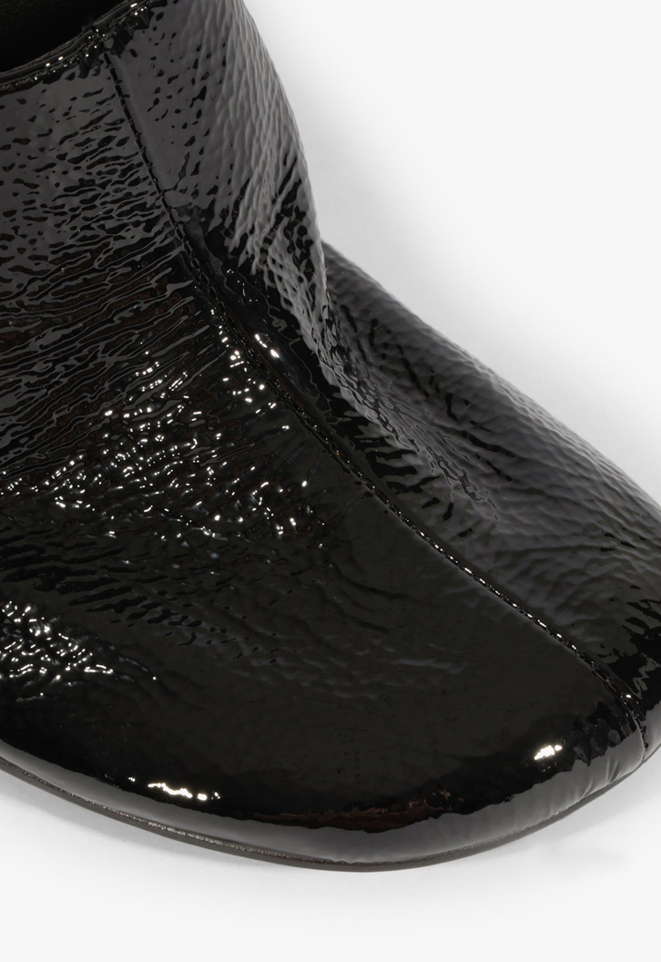 Mule Brielle Couro Preta