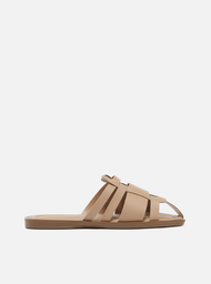 Mule Rasteira Nude Arezzo Fisherman