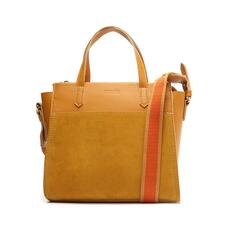 Bolsa Anacapri Tote Amarela Alça Faixa