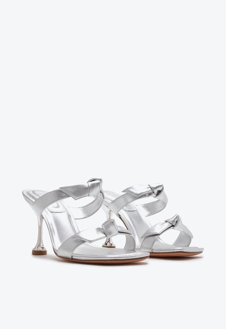 Clarita Square Flare 85 Silver