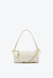 Bolsa Tiracolo Branca Schutz Pequena Sign Couro