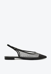 Sapatilha Slingback Telinha Preta