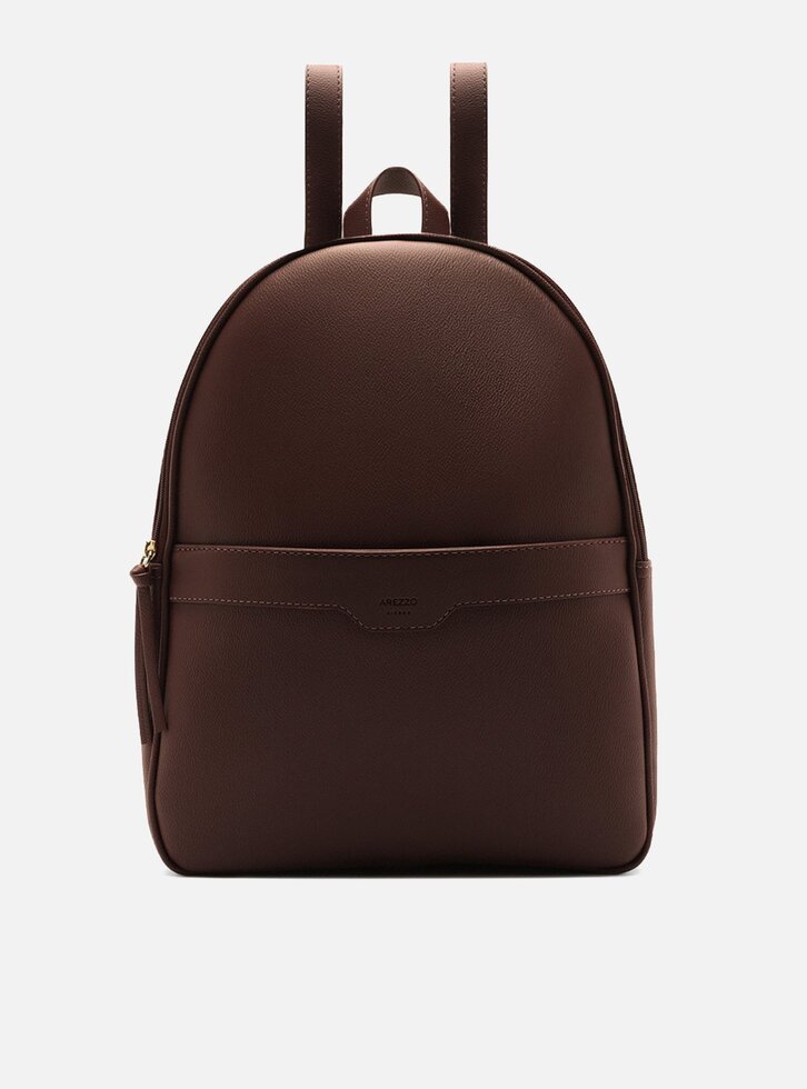 Bolsa Mochila Marrom Grande
