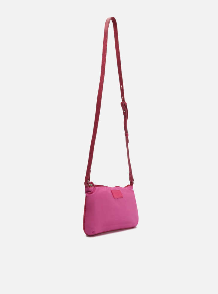 Clutch Rosa Nylon Lizza Pequena Brizza