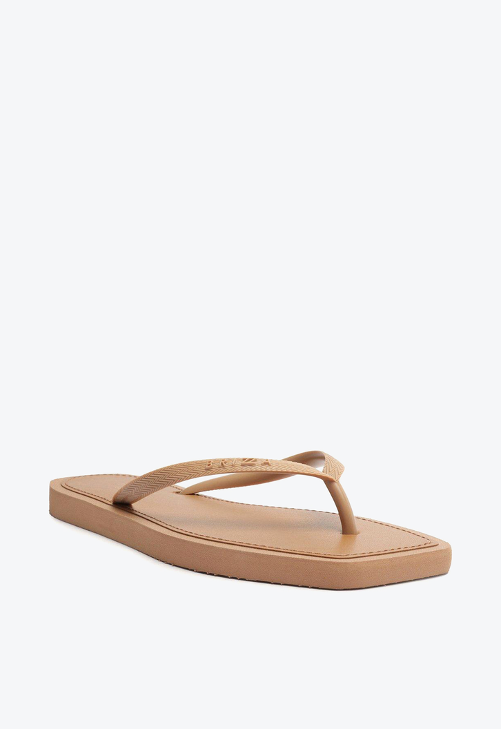 Chinelo De Dedo Marrom Brizza Square Recouro