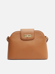 Bolsa Tiracolo Marrom Arezzo Pequena