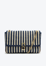 Bolsa Schutz Shoulder Liana Bordado Azul