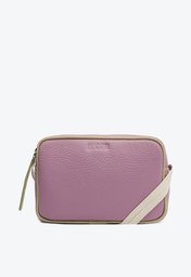Bolsa Crossbody Lilás Anacapri Média Costura Ornamental