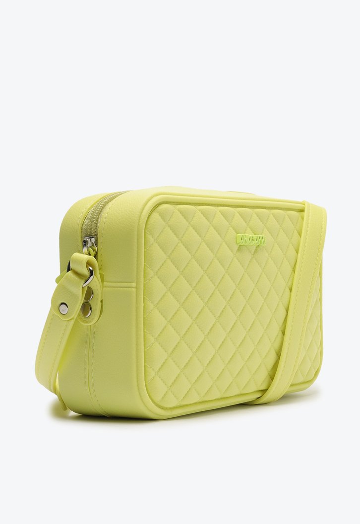 Bolsa Crossbody Verde Anacapri Média Matelassê Triangular Lemon