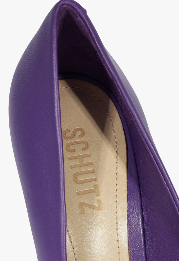 Scarpin Classic Pointy Nobuck Roxo