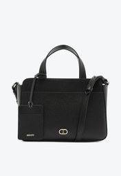 Bolsa Porta-cartão Tote Preta Anacapri Média New Milena
