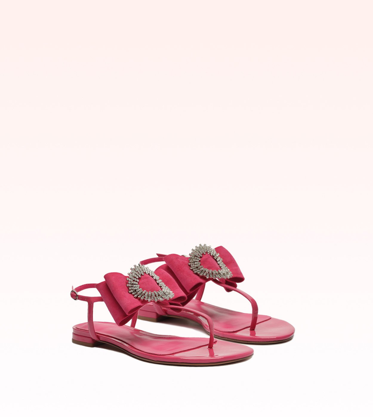 Maddie Thong Sandal Fluo Pink