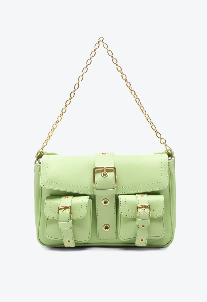 Bolsa Shoulder Kyra Média Verde
