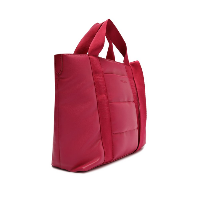 puffy tote bolsa