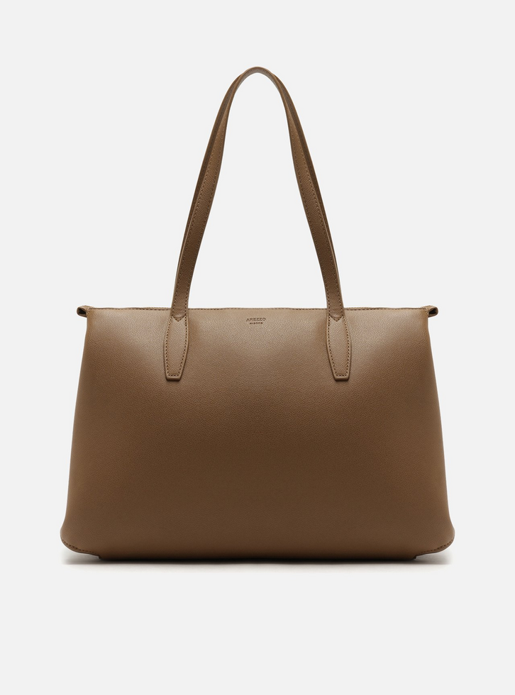 Bolsa Shopping Marrom Grande