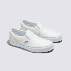 Tênis Classic Slip-On Glitter White Infantil