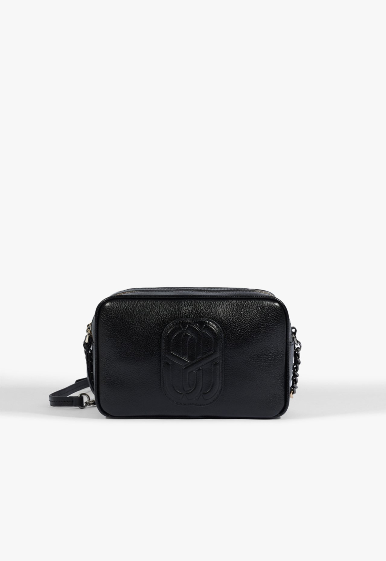 Bolsa Tiracolo Belle Couro Preta | ZZ MALL