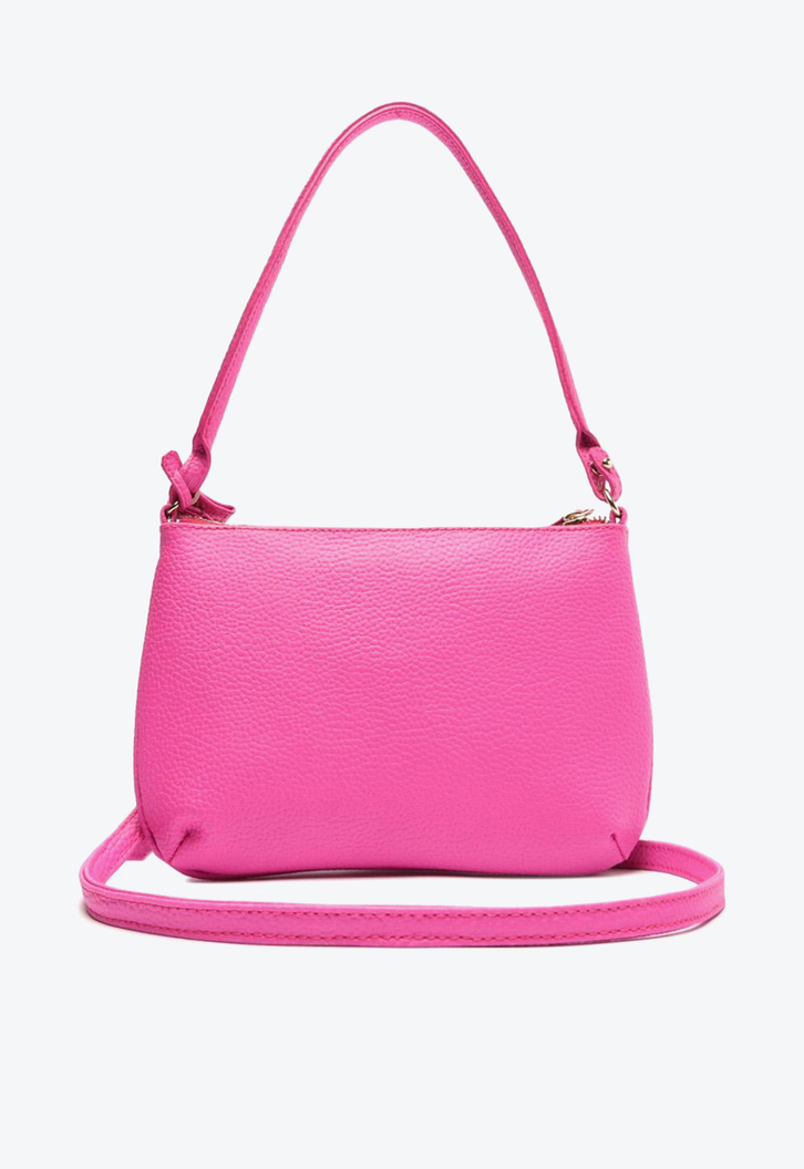 Bolsa Tiracolo Rosa Arezzo Luisa Pequena