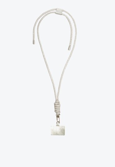 Cordão Celular Prata Schutz Nancy Glam Cristais | ZZ MALL