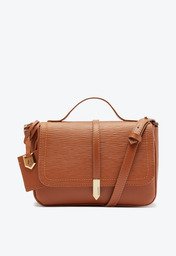 Bolsa Tiracolo Marrom Anacapri Média Divisórias Vitória