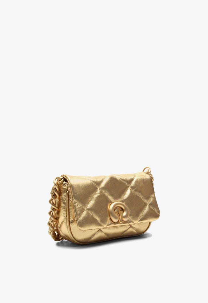 Bolsa Tiracolo Cristine Pequena Dourado