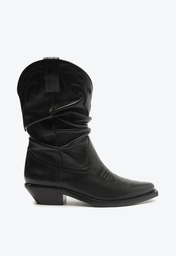 Bota Western Preta Schutz Couro