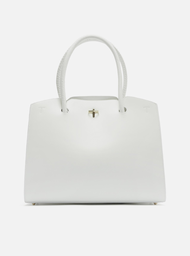 Bolsa Tote Branca Arezzo Couro Grande Olie