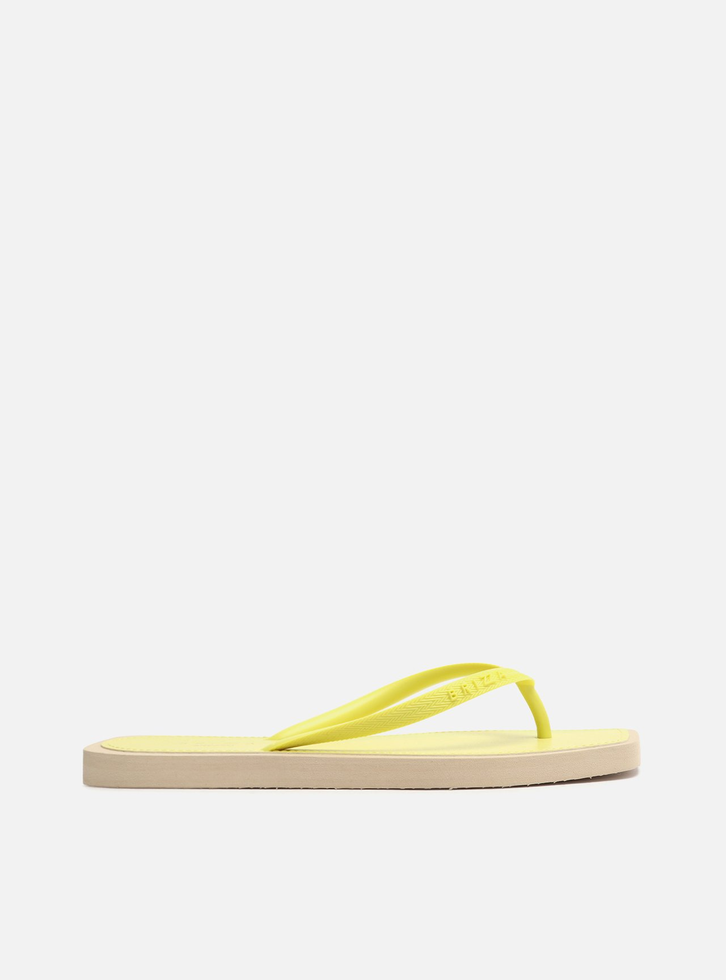 Chinelo de Dedo Amarelo Square Bicolor Brizza Color