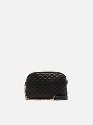 Bolsa Tiracolo Preta Arezzo Pequena Matelassê