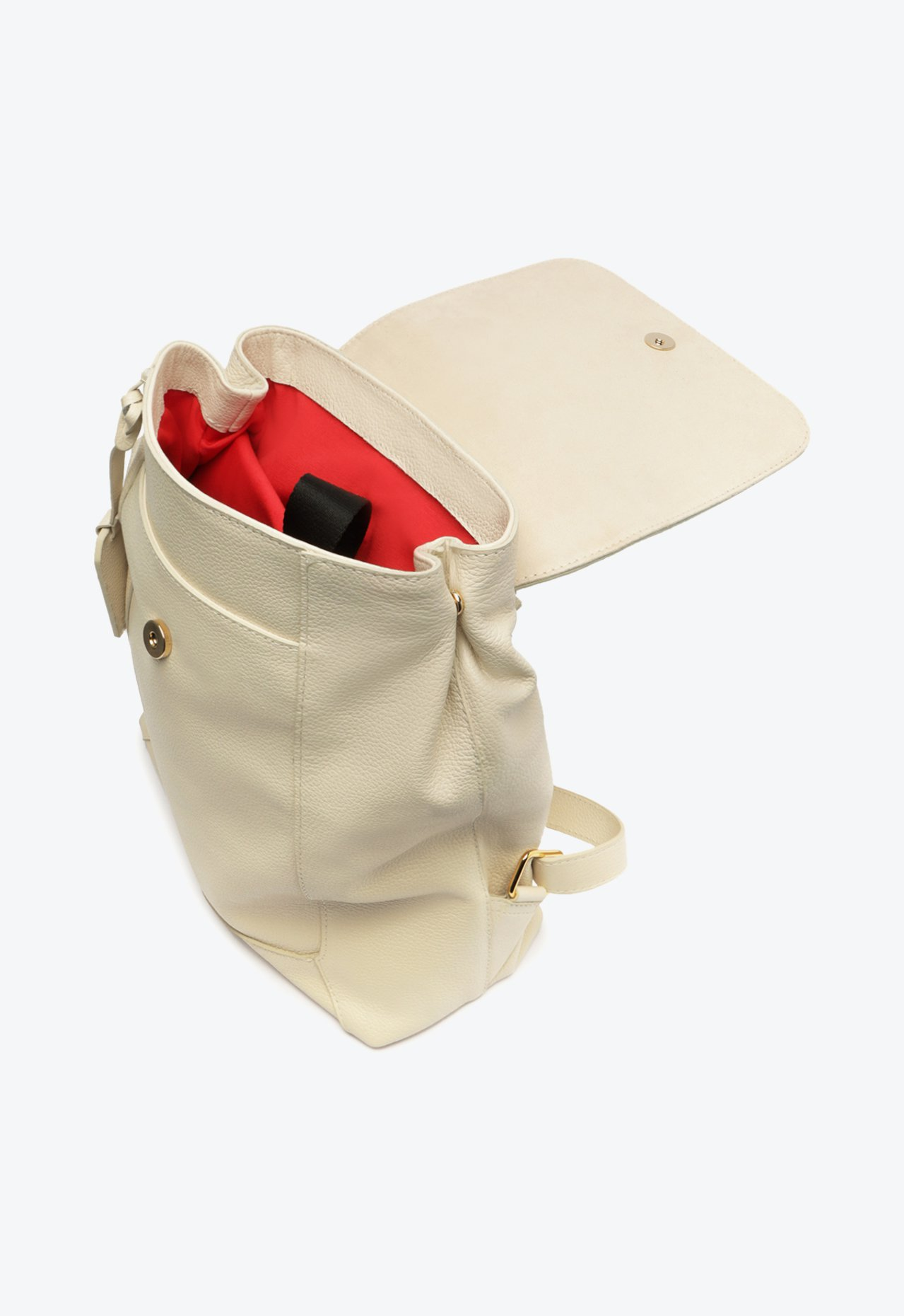 Mochila Branca Schutz Grande Path Couro | ZZ MALL
