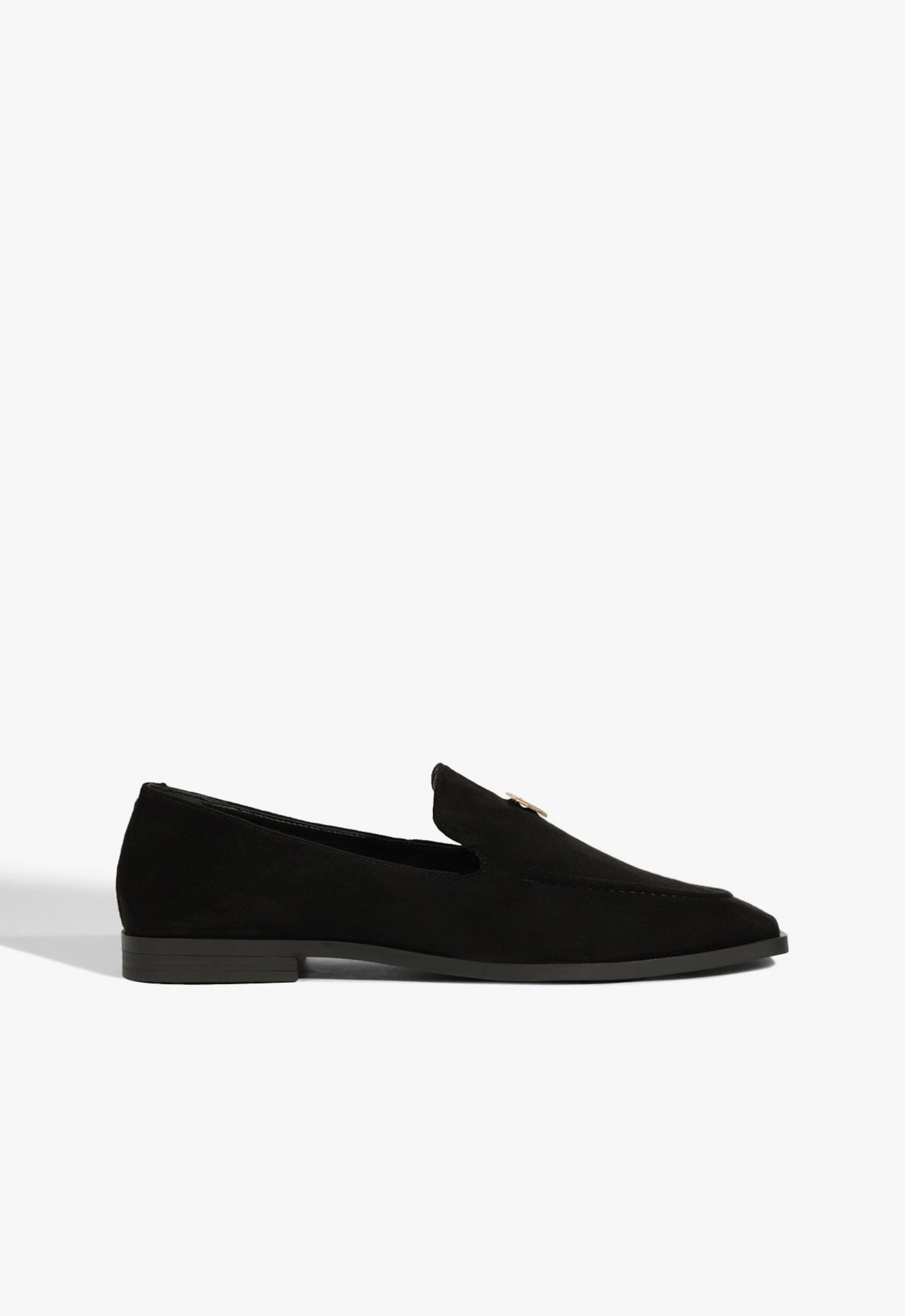Loafer New Basics Camurça Preto | ZZ MALL