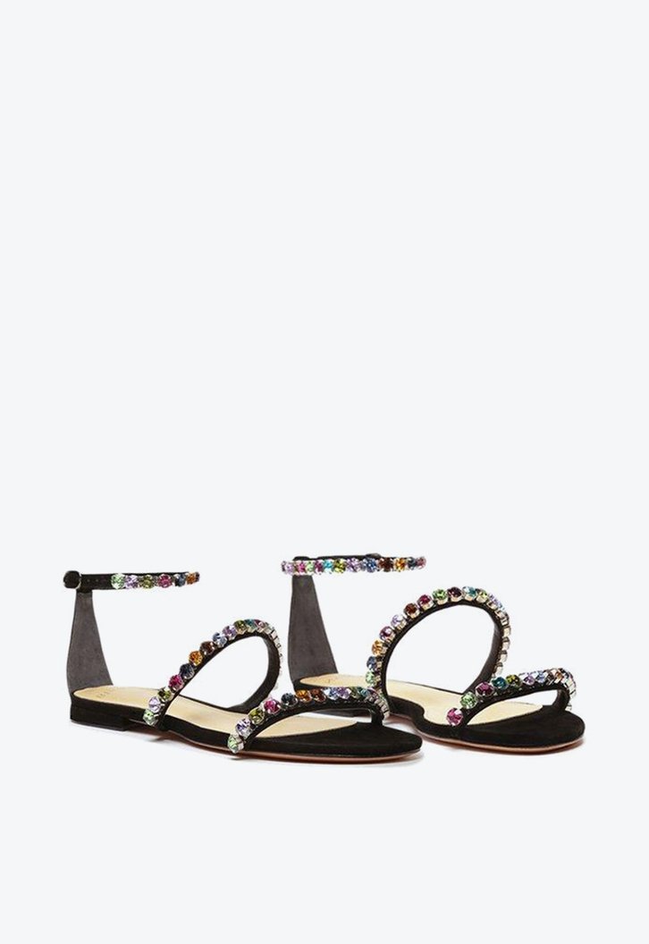 Alexa Flat Crystals Black