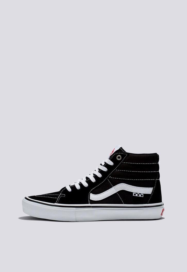 はい Tênis Skate Sk8-Hi Black White | ZZ MALL