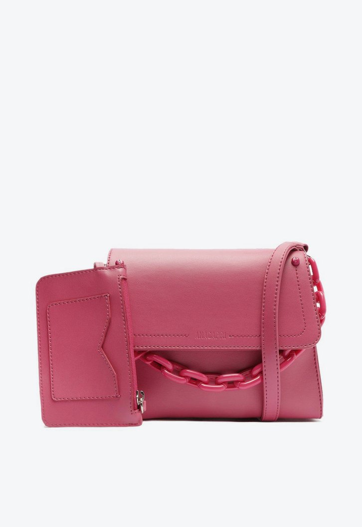 Bolsa Tiracolo Rosa Anacapri Mônaco Média