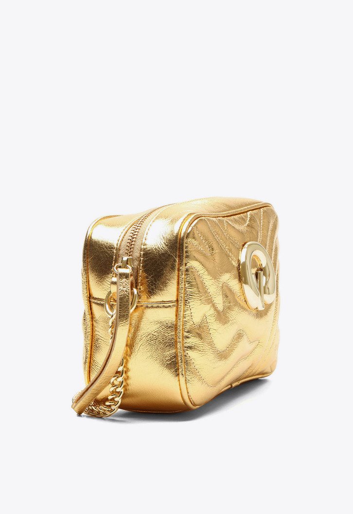 Bolsa Tiracolo Adele Pequena Dourada