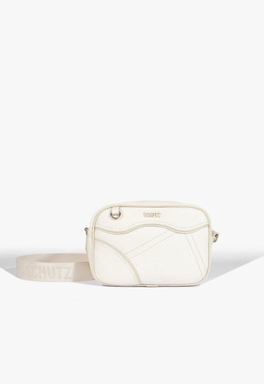Bolsa Tiracolo Média Garden Branca | ZZ MALL
