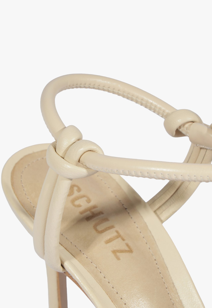 Sapato Scarpin Knots Bege