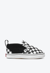 Tênis Vans Slip On Infantil V Crib Black Truewhite