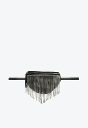 Pochete Preta Schutz Aurora Strass Couro