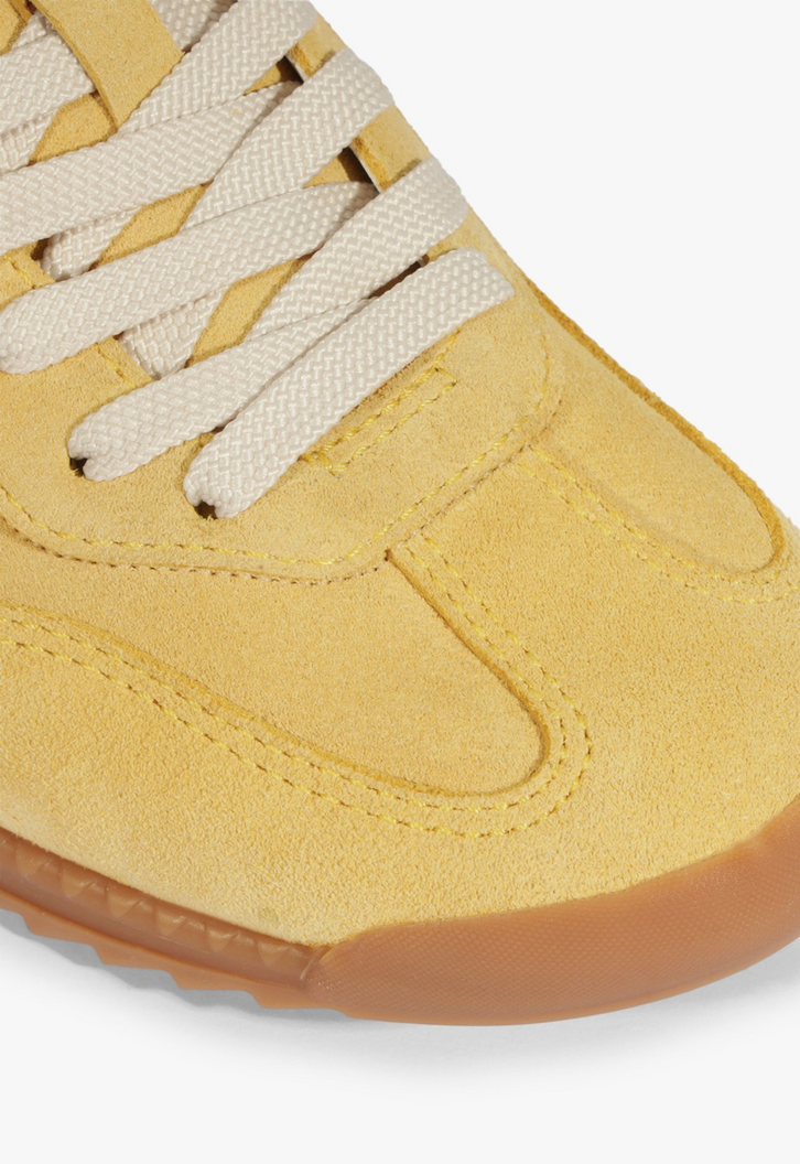 Tênis Vintage Couro Amarelo