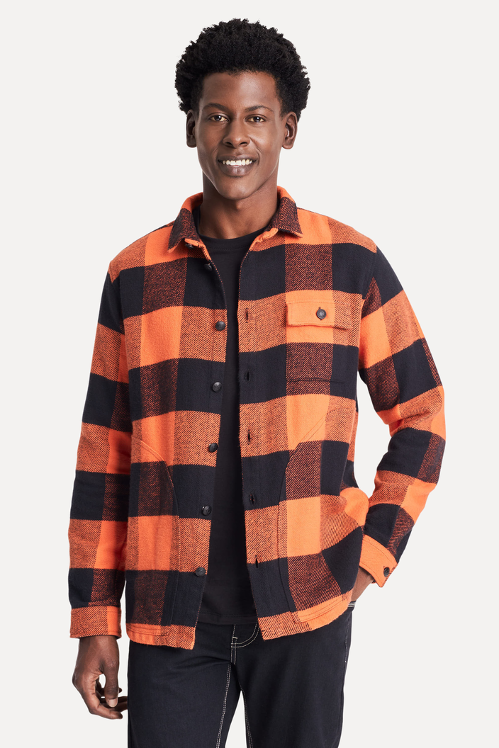 JAQUETA LARANJA RESERVA CURITIBA XADREZ KAPPA