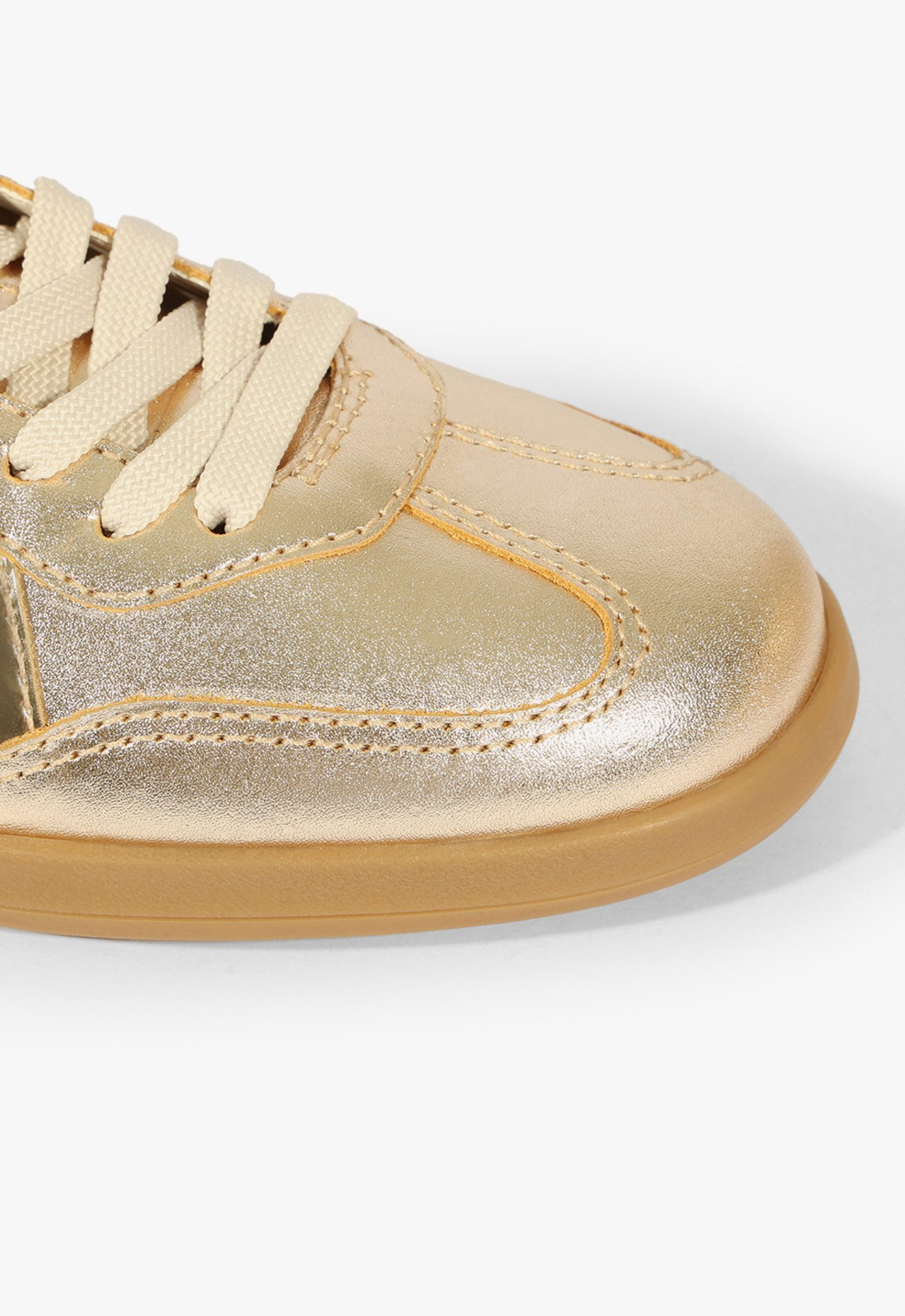 Tênis ST Couro Dourado | ZZ MALL
