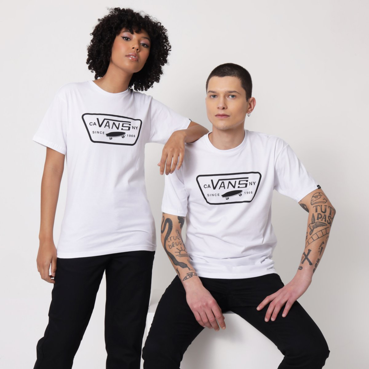 Camiseta Full Patch White Black | ZZ MALL