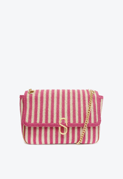 Bolsa Schutz Shoulder Liana Bordado Rosa