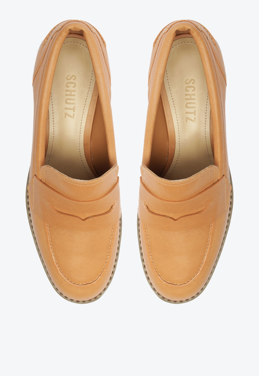 Mocassim Alfie Couro Marrom