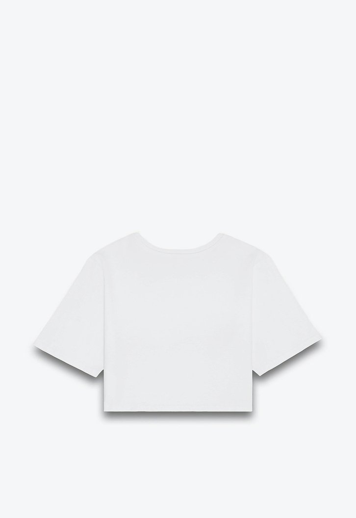 Camiseta Flying V Crew Crop Ii White