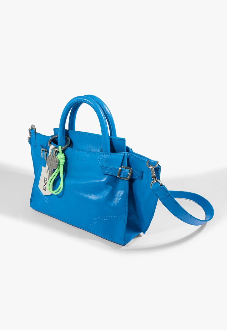 Bolsa Tote Pequena Heaven Couro Azul