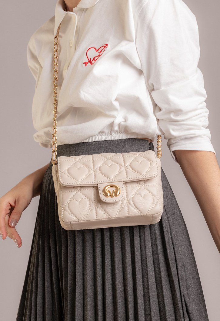 Bolsa Tiracolo Emily Pequena Bege