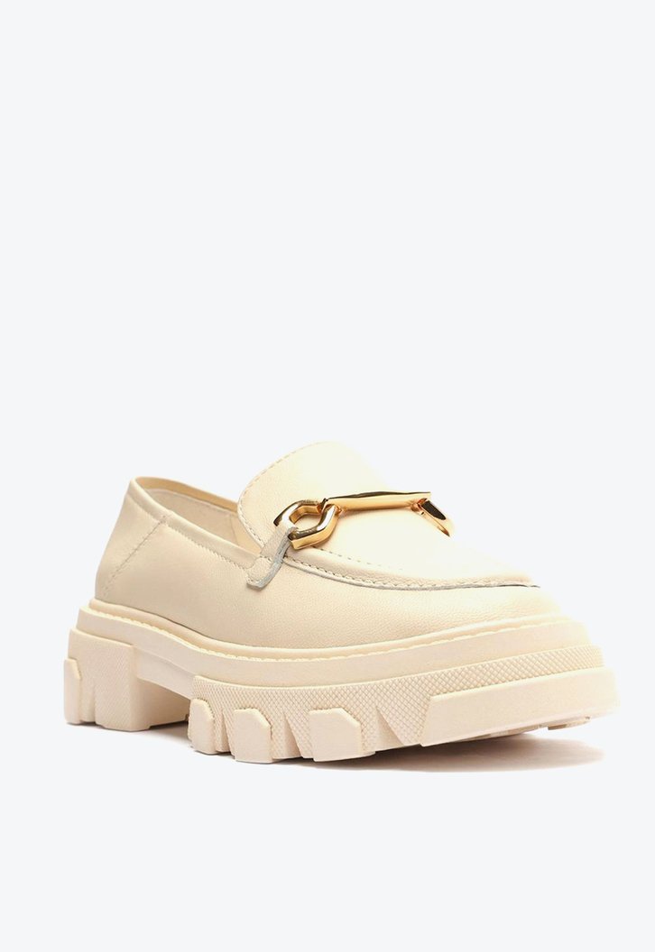Mocassim Off-White Arezzo Tratorado Bridão Bambini